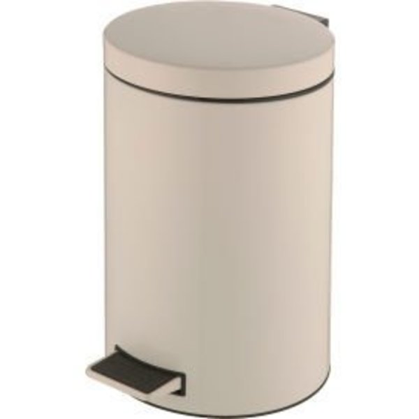 Global Equipment Global Industrial„¢ 3-1/2 Gallon Step On Trash Can - White FERT-901-12L-Z-WH